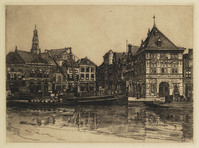 KG 09523
<br/>
Waag te Haarlem
<br/>
<em>Josseaud, Johannes (1880-1935)</em>
